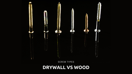 The Difference Between Drywall Screws and Wood Screws