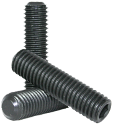 #10-32 x 3/8" Non-Standard Socket Set Screws Flat Point Fine Alloy Thermal Black Oxide (5,000/Bulk Pkg.)