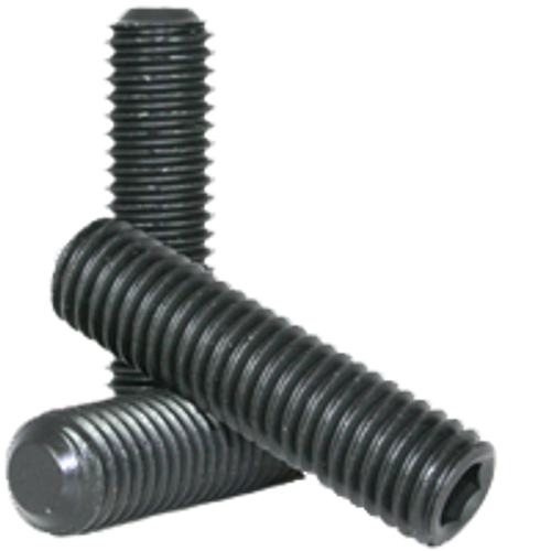 #10-32 x 5/8" Non-Standard Socket Set Screws Flat Point Fine Alloy Thermal Black Oxide (5,000/Bulk Pkg.)