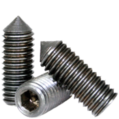 1/2"-13 x 7/8" Non-Standard Socket Set Screws Cone Point Coarse Alloy Thermal Black Oxide (1,500/Bulk Pkg.)