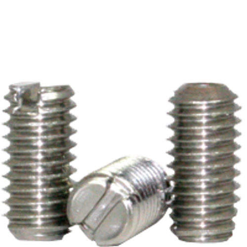 #10-24 x 5/16" Slotted Set Screw Cup Point Coarse 18-8 Stainless (5,000/Bulk Pkg.)