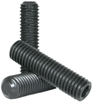 5/16"-24 x 1-1/4" Non-Standard Socket Set Screws Flat Point Fine Alloy Thermal Black Oxide (2,000/Bulk Pkg.)