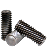 3/8"-16 x 1-1/2" Socket Set Screws Oval Point Coarse Alloy Thermal Black Oxide (1,000/Bulk Pkg.)