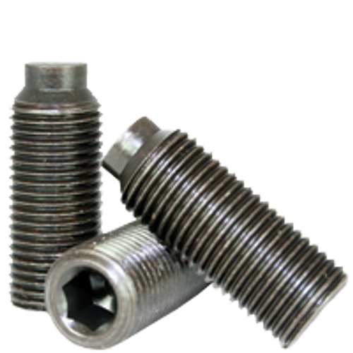 1/4"-20 x 7/16" Socket Set Screws 1/2 Dog Point Coarse Alloy Thermal Black Oxide (5,000/Bulk Pkg.)