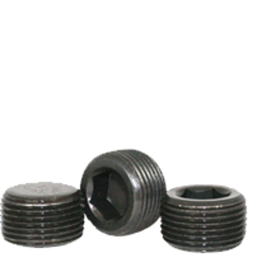 Image of 1/16"-27 Pipe Plugs Alloy Dry-Seal 3/4" Taper Black Oxide (USA) (100/Pkg.)