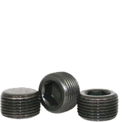 Image of 1/8"-27 Pipe Plugs Alloy Dry-Seal 3/4" Taper Black Oxide (USA) (100/Pkg.)