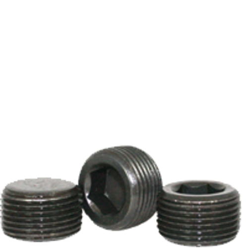 Image of 1/4"-18 Pipe Plugs Alloy Dry-Seal 3/4" Taper Black Oxide (USA) (100/Pkg.)