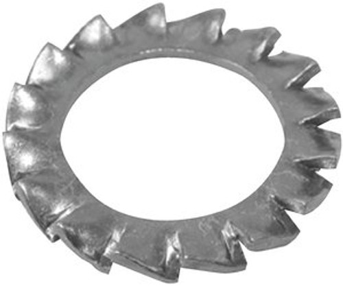 M8 DIN 6798A External Tooth Serrated Lockwasher Zinc Cr+3 (15,000/Bulk Pkg.)