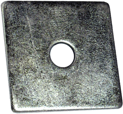 3/4" x 2" x 0.125 Square Plate Washer Plain (325/Bulk Qty.)