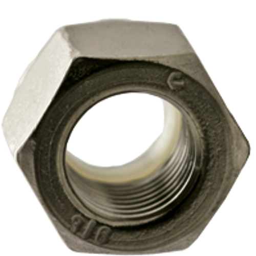 #10-32 NTM (Thin) Nylon Insert Locknut, Fine, Stainless 316 (5000/Bulk Pkg.)