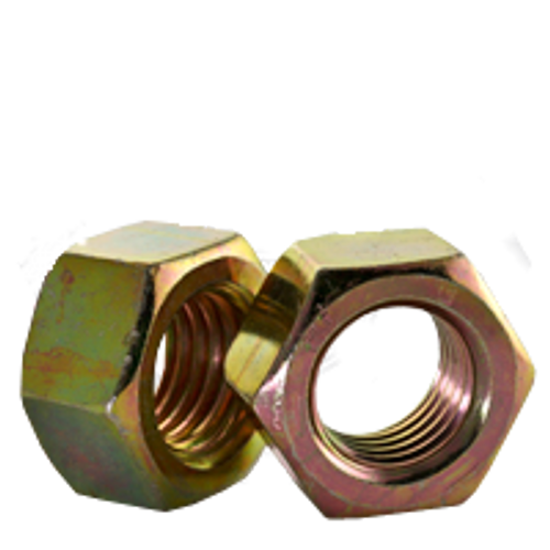 1"-8 Grade 5 Hex Nut, Zinc Yellow (150/Bulk Pkg.)