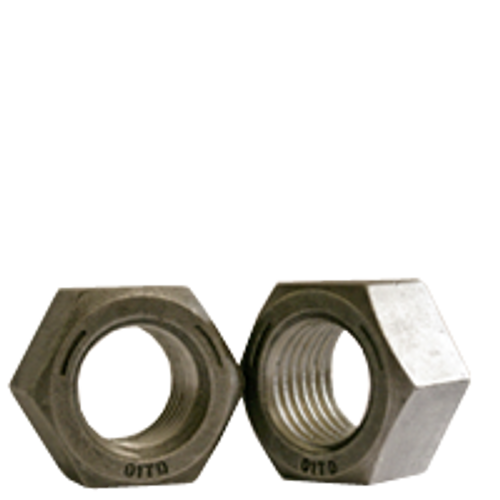 1-1/2"-6 Finished Hex Nut, Grade 5, Coarse Medium Carbon Steel, Plain (55/Bulk Pkg.)