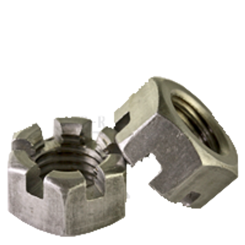 5/8"-11 Slotted Finished Hex Nuts Plain (350/Bulk Pkg.)