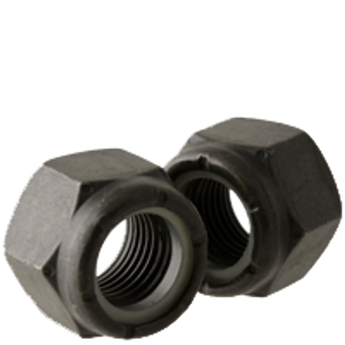 1 1/4"-7 Nylon Insert Locknuts Grade C Med. Carbon Phosphate & Oil (100/Bulk Pkg.)