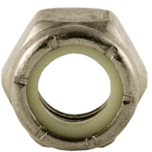 #12-24 NM (Standard) Nylon Insert Locknut, Coarse, Stainless A2 (18-8) (5000/Bulk Pkg.)