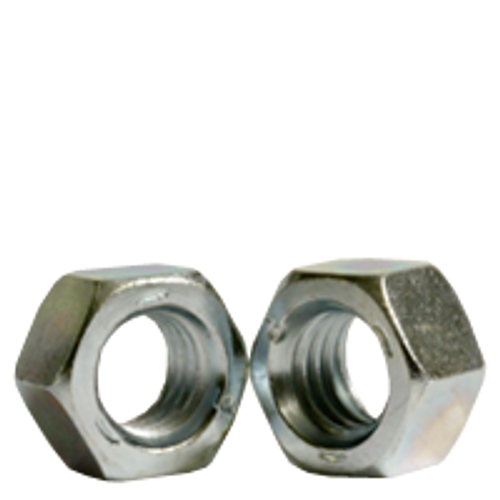 1/4"-20 Finished Hex Nut, Grade 5, Coarse Medium Carbon Steel, Zinc Cr+3 (5000/Bulk Pkg.)