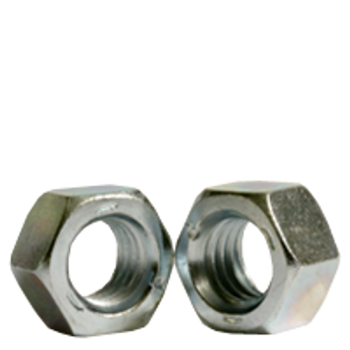 3/8"-16 Finished Hex Nut, Grade 5, Coarse Medium Carbon Steel, Zinc Cr+3 (1900/Bulk Pkg.)