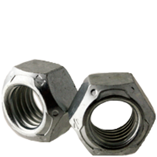 5/16"-18 All Metal Hex Locknuts Grade C Med. Carbon Zinc & Wax Cr+3 (2500/Bulk Pkg.)