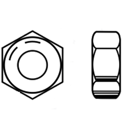 5/16"-24 Finished Hex Nuts, Grade 8, Plain (USA) (5000/Bulk Pkg.)