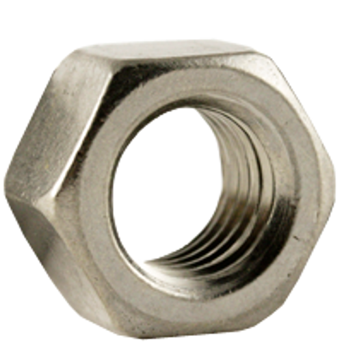 7/16"-20 Finished Hex Nuts, Fine, Stainless Steel 18-8, ASTM F594 (1000/Bulk Pkg.)