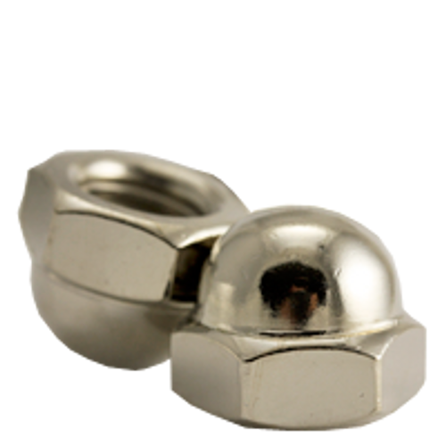 #8-32 Acorn Nut, 2 Piece, Nickel Plated (8000/Bulk Pkg.)