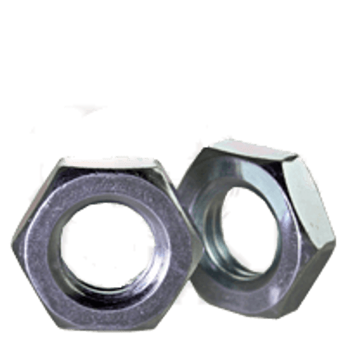 M20-2.50 Hex Jam Nut, Class 04 DIN 439B / ISO 4035, Coarse Zinc Cr+3 (25/Pkg.)
