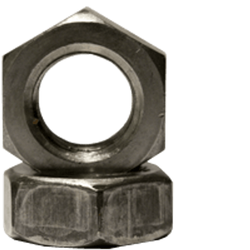 1 1/8"-12 Hex Jam Nut, Fine, Low Carbon Steel (200/Bulk Pkg.)