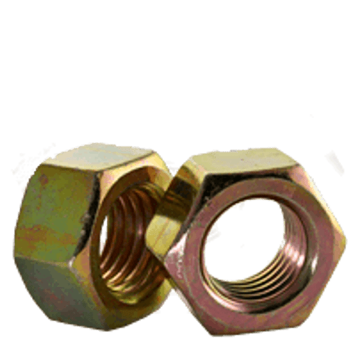 3/4"-10 Grade 5 Hex Nut, Zinc Yellow (350/Bulk Pkg.)