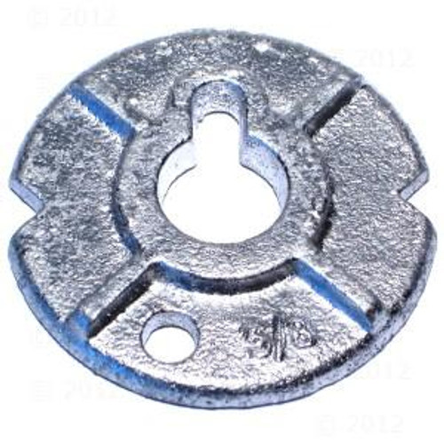 1-1/8" Round Malleable Iron Washers, Zinc Cr+3 (40 Lbs./Bulk Pkg.)