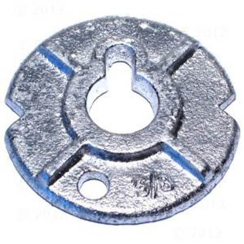 1-1/4" Round Malleable Iron Washers, Zinc Cr+3 (40 Lbs./Bulk Pkg.)