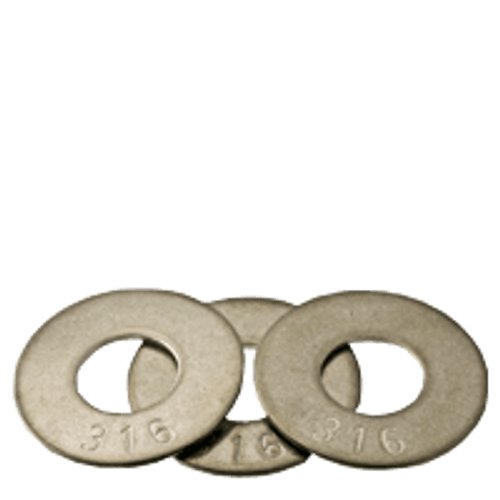 5/16" x 3/4" x 0.05 Flat Washers 316 Stainless Steel, Commercial (4,500/Bulk Pkg.)