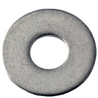 #10 x 13/32" x 0.04 Flat Washers 18-8 A2 Stainless Steel N400 (10,000/Bulk Pkg.)