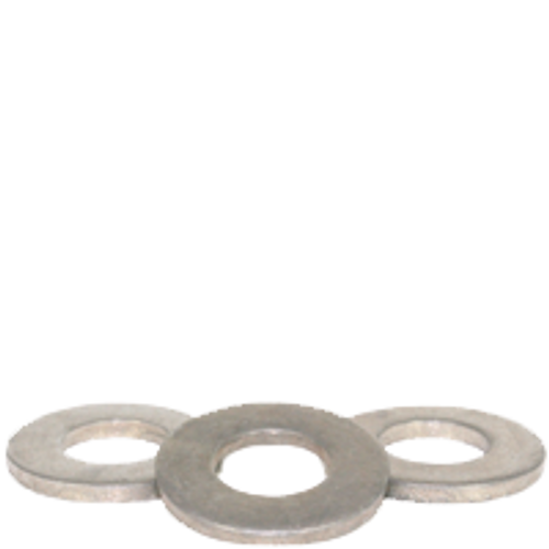 9/16" SAE Flat Washers Med. Carbon Thru-Hardened Zinc Cr+3 (USA) (1,700/Bulk Pkg.)