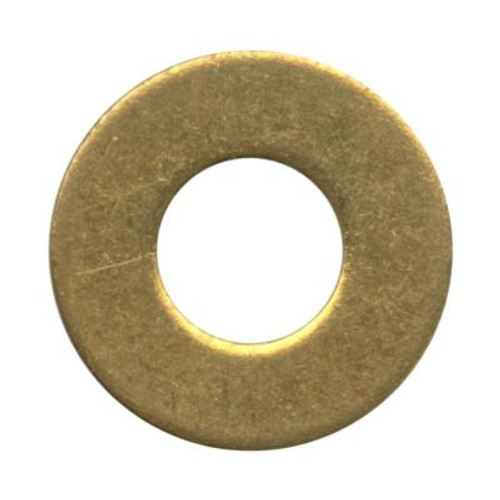 #4 Small Solid Brass Flat Washers (100 /Pkg.)