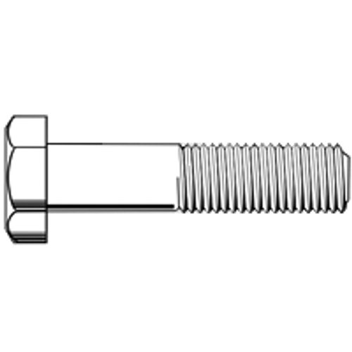 3/4"-10 x 6" L-9 Hex Cap Screw-USA Zinc Yellow (20/Pkg.)