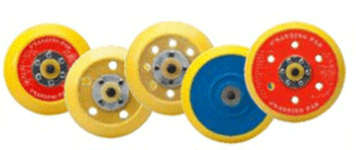 Backing Pad for Hook & Loop Discs - 5" x 5/16" - 24 - 8 Dust Holes, Mercer Abrasives 328058 (Qty. 1)