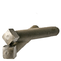 1/4"-20 x 3/4" (FT) Square Head Set Screw, 1/2 Dog Point, Coarse, Case Hardened (4,000/Bulk Pkg.)