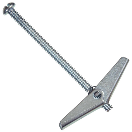 1/8"-32 x 4" Truss, Slotted Toggle Bolt Zinc (50/Pkg.)