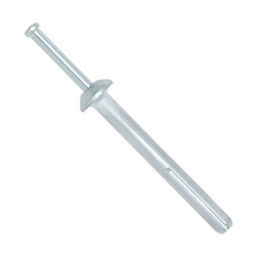 1/4" x 1-1/2" Hammer Drive Anchor Mushroom Head Zinc Alloy w/ 304 Stainless Steel Nails (1000/Bulk Pkg.)