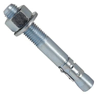 1/4"-20 x 1-3/4"" Wedge Anchors Zinc CR+3 (100/Pkg.)