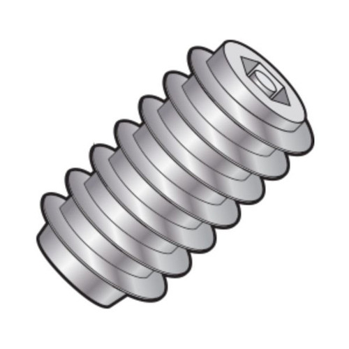 1/4-20 x 3/4 Socket Pin-Head Security Set Screw, Cup Point, Pin-In-Hex, 18-8 Stainless Steel (100/Pkg.)