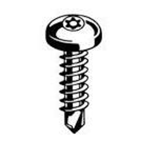 #8AB X 1-1/2" Pan Head Torx Security Self-Drilling Screw, 410 Stainless Steel (100/Pkg.)