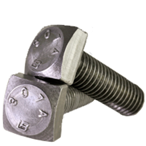 1/2"-13 x 1-1/4" Fully Threaded A307 Grade A Square Head Bolt Zinc Cr+3 (650/Bulk Pkg.)