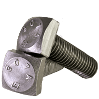3/4"-10 x 5-1/2" Partially Threaded A307 Grade A Square Head Bolt Zinc Cr+3 (60/Bulk Pkg.)