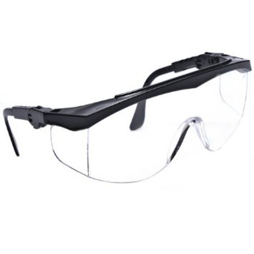 Tomahawk Protective Eyewear, Black Frame/Clear Lenses (12/Box)