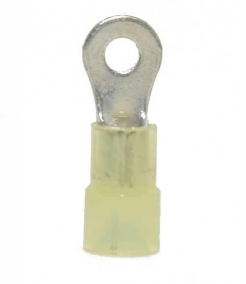 12-10 AWG Nylon Insulated 1/4" Stud Ring Terminal (1,000/Bulk Pkg.)