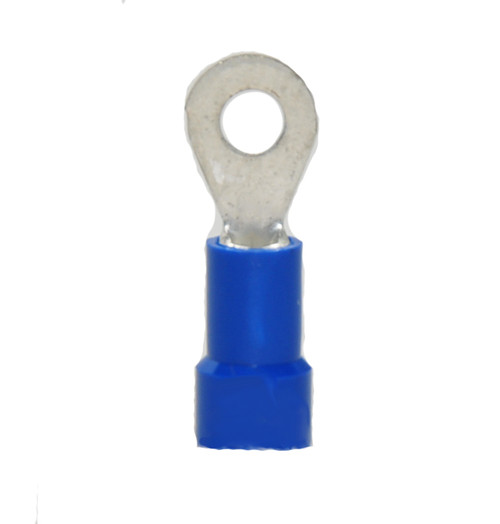 16-14 AWG Vinyl Insulated #4 Stud Ring Terminal