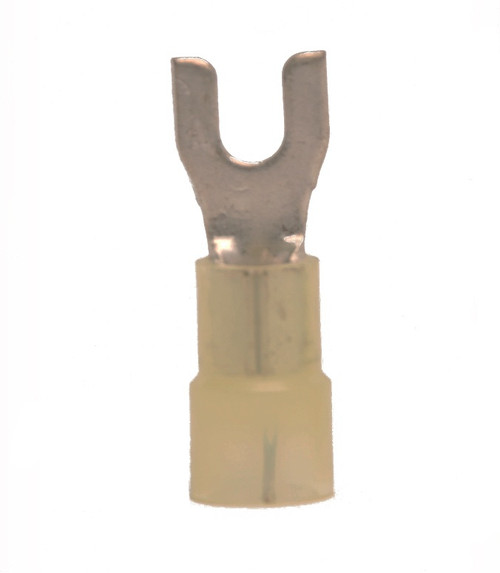 12-10 AWG Nylon Insulated #8 Spade Terminal 12-10 AWG Nylon Insulated #8 Spade Terminal
