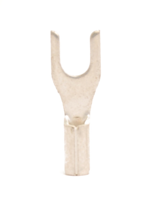22-18 AWG Non-Insulated #4 Spade Terminal - Butted Seam