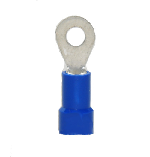16-14 AWG Vinyl Insulated 1/4" Stud Ring Terminal